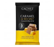 Шоколад Cachet молочний карамель та сіль 300 г/12