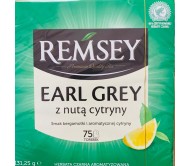 Чай чорний Remsey Earl Grey з цедрою лимона 75 пак 131,25 г