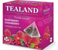 Чай фруктовий в пірамідках Tealand малина полуниця 20 пак