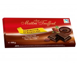 Шоколад чорний Maitre Truffout 100 г/20