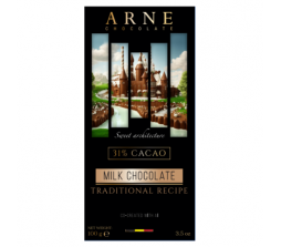 Шоколад молочний Arne 31% 100 г/12