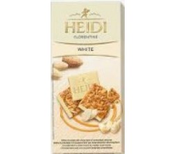 Шоколад Heidi білий з карамелізованим шаром мигдаля 100 г/15