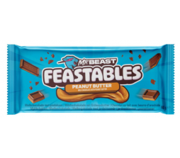 Шоколад Mr Beast Feastables молочний Peanut Butter з арахісовою пастою 60 г/10