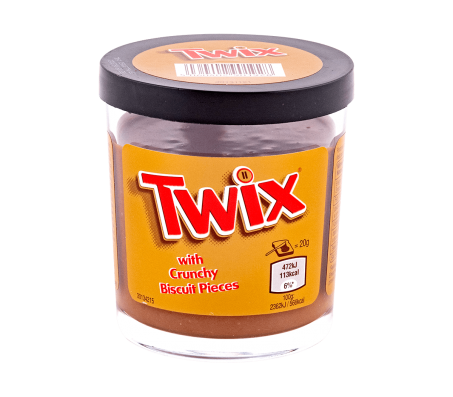 Паста шоколадна Twix зі шматочками печива 200 г/6