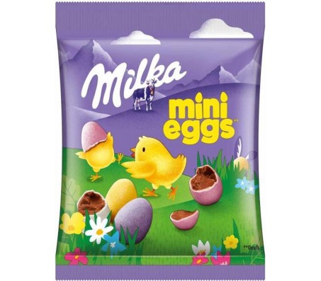 Яйця шоколадні Milka Mini Eggs Великодні 100 г