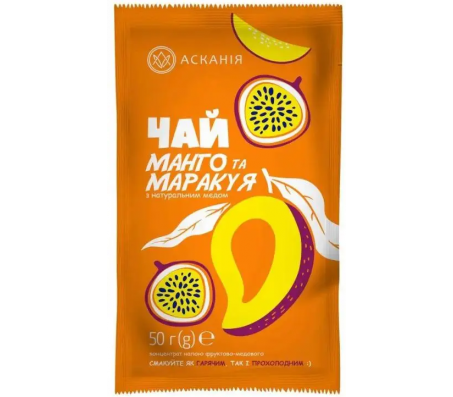 Чай-сашет Асканія концентрат "Манго та маракуя" 50 г/12