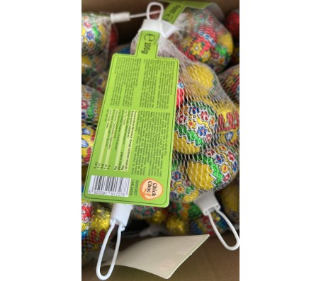 Яйця шоколадні Сhick Choc Великодні маленькі сіточка 100 г