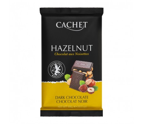 Шоколад Cachet чорний з лісовим горіхом 54% какао 300 г/12 - Купить в интернет магазине DF.ZP.UA