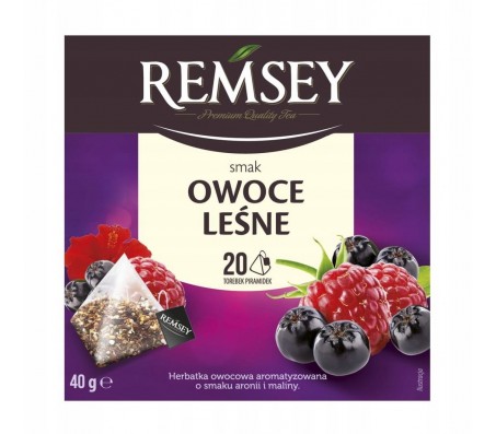 Чай фруктовий Remsey лісові ягоди малина-лохіна 20 пакетиків 40 г /24