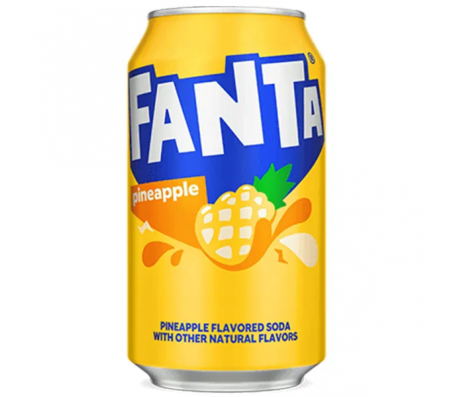 Напій газований Fanta USA ананас 355 мл/12