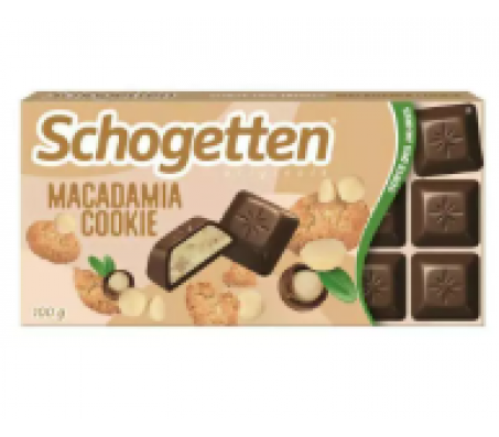 Шоколад Schogetten молочний Макадамія та печиво 100 г