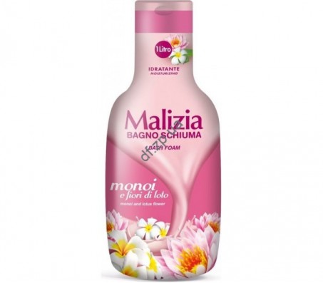 Гель для душа-піна для ванн Malizia Monoi & Lotus 1 л