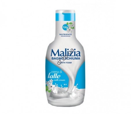 Гель для душа-піна для ванн Malizia Сrema latte 1 л