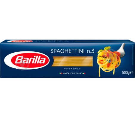 Спагеті Barilla n.3 500 г/24 - Купити в інтернет магазині DF.ZP.UA