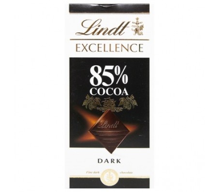 Шоколад чорний Lindt Excellence гіркий 85% 100 г