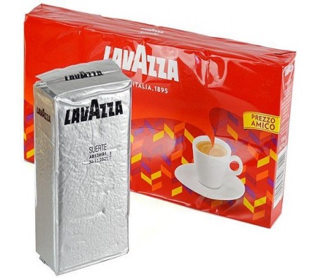 Кава мелена Lavazza Suerte 10% Арабіки 250 г (сталь)/4 - Купити в інтернет магазині DF.ZP.UA