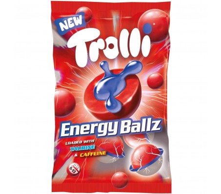 Цукерки желейні Trolli  Energy Ballz 75 г/21