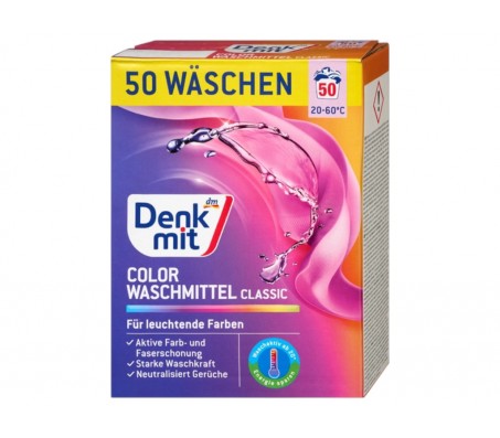 Порошок для прання Denkmit Color 50 прань 3 кг