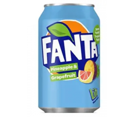 Напій газований Fanta ананас-грейпфрут з/б 330 мл/24