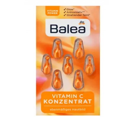 Капсули для обличчя Balea Vit C Konzentrat 7 шт - Купити в інтернет магазині DF.ZP.UA