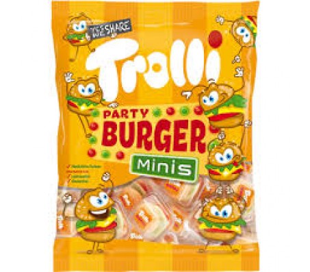 Цукерки желейні Trolli Party Burger Minis 170 г/12