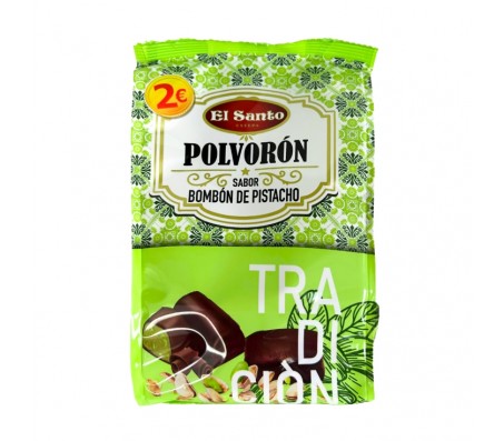 Печиво El Santo Polvoron Bombon Pistacho 160 г/24