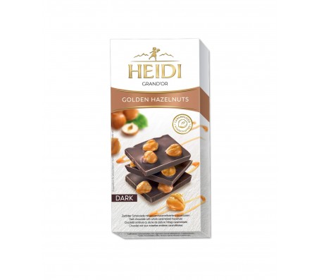 Шоколад Heidi чорний з фундуком 100 г/12