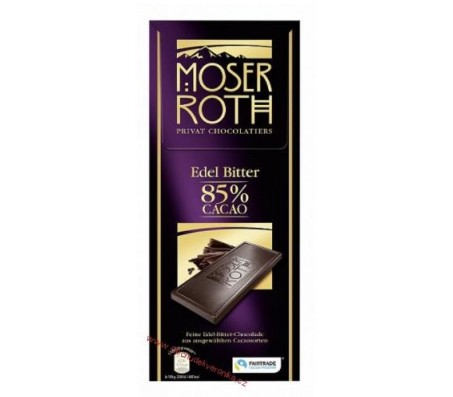 Шоколад Moser Roth чорний 85 % 125 г/40