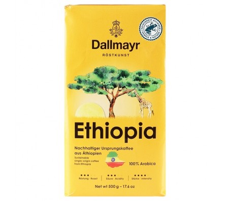 Кава мелена Dallmayr ETHIOPIA 100% Арабіка 500 г - Купить в интернет магазине DF.ZP.UA