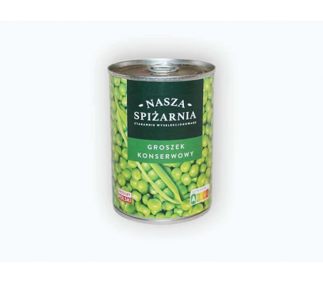 Горошок зелений Nasza Spizarnia 400 г