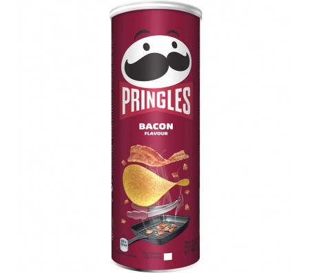 Чіпси Pringles зі смаком бекону 165 г/19