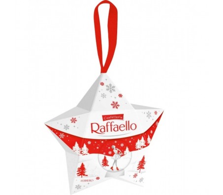Цукерки новорічні Raffaello Прикраса на ялинку Зірочка 40 г
