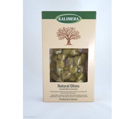 Оливки Kalimera Амфісіс Джамбо зелені без кісточкі 250 г