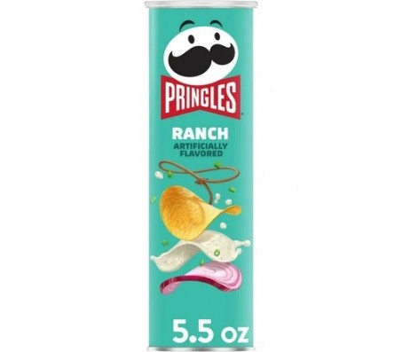 Чіпси Pringles Runch смак ранчо 158 г/14