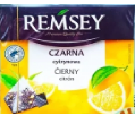 Чай фруктовий Remsey чорний з лимоном 20 пак
