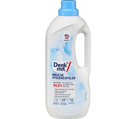 Кондиціонер для білизни Denkmit гігієнічний без аромату 20 прань 1,5 л