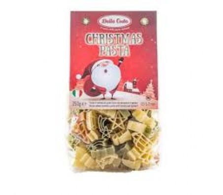 Макарони Dalla Costa Christmas Pasta з томатом і шпинатом 250 г/24