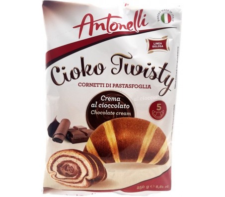 Круасани Antonelli Croissant Cioko Twisty 250 г/8