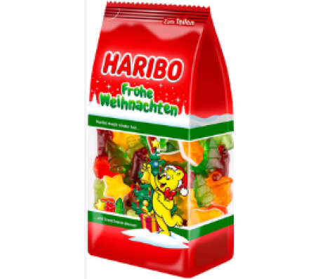 Цукерки жувальні Haribo Frohe Weihnachten 300 г/21