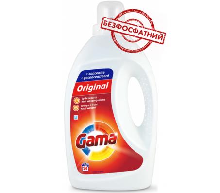 Гель для прання Gama Оригінал 1,2 л 24 прань
