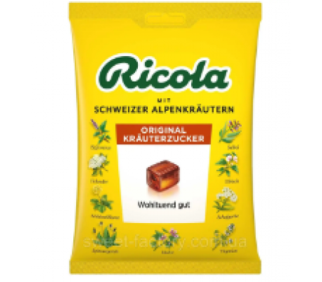 Льодяники Ricola Krauter Original 75 г/16