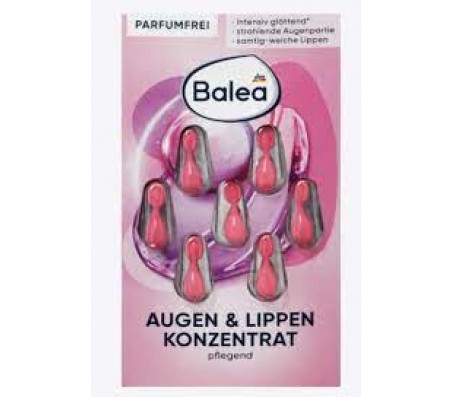 Капсули для очей та губ Balea Augen & Lippen 7 шт - Купити в інтернет магазині DF.ZP.UA