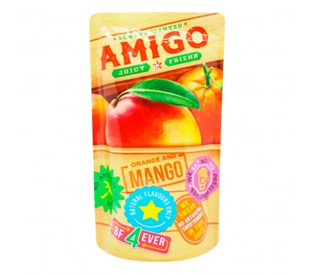 Напій соковмісний Amigo Манго-Апельсин 200 мл/30