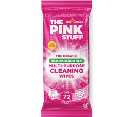 Серветки вологі Pink Stuff для прибирання 72 шт/12