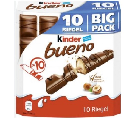 Вафлі Kinder Bueno у молочному шоколаді 215 г/14 - Купить в интернет магазине DF.ZP.UA