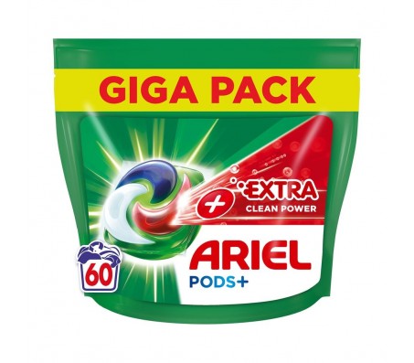 Капсули для прання Ariel Екстрасила очищення 60 шт