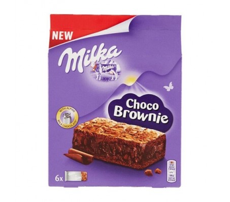 Тістечка Брауні зі шматочками шоколаду Milka Choco Brownie 150 г/13 - Купить в интернет магазине DF.ZP.UA