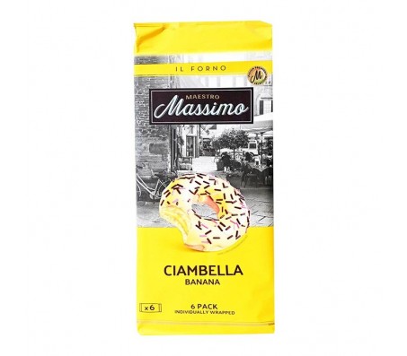 Пончик Maestro Massimo Ciambella Banana 6*50 г/12