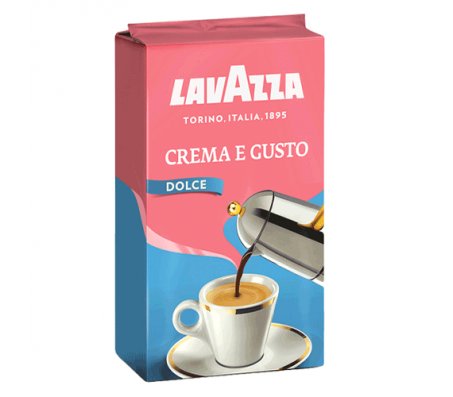 Кава мелена Lavazza Crema e Gusto Dolce 250 г - Купити в інтернет магазині DF.ZP.UA