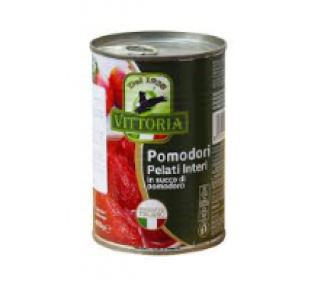 Помідори цілі VIittoria Pellati di Pomodoro 400 г/24